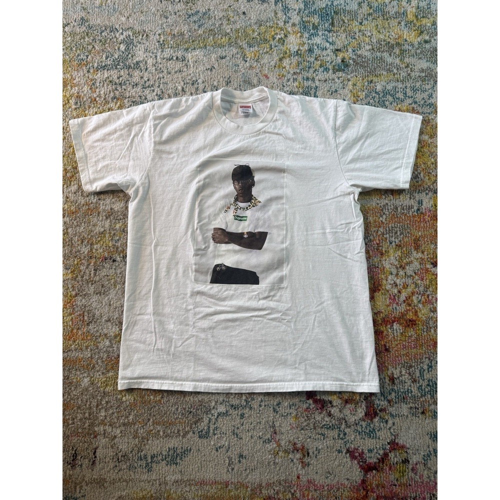 Supreme Tyler The Creator White Tee Size Large FW24 Used‎